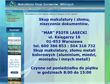 Tablet Screenshot of makulatura.eu